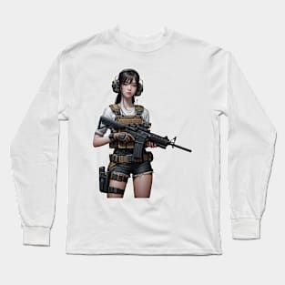 Tactical Girl Long Sleeve T-Shirt